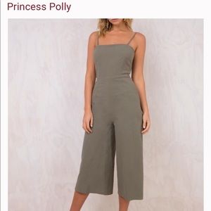 Princess Polly Olive Jumpsuit